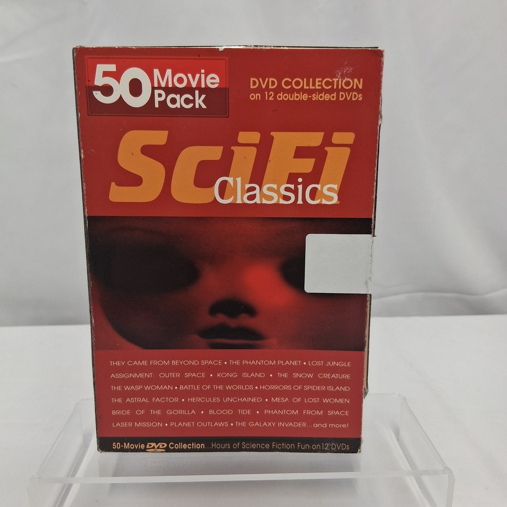 SciFi Classics 50 Movie Pack DVD Collection 12 Discs Mill Creek Entertainment